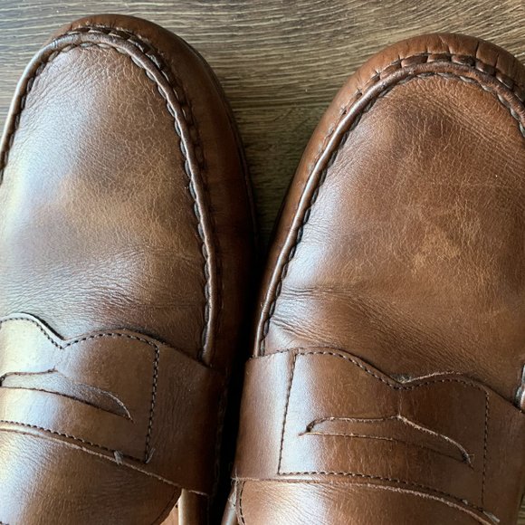 Allen Edmonds Cavanaugh Penny Loafer in Coffee - Picture 9 of 10
